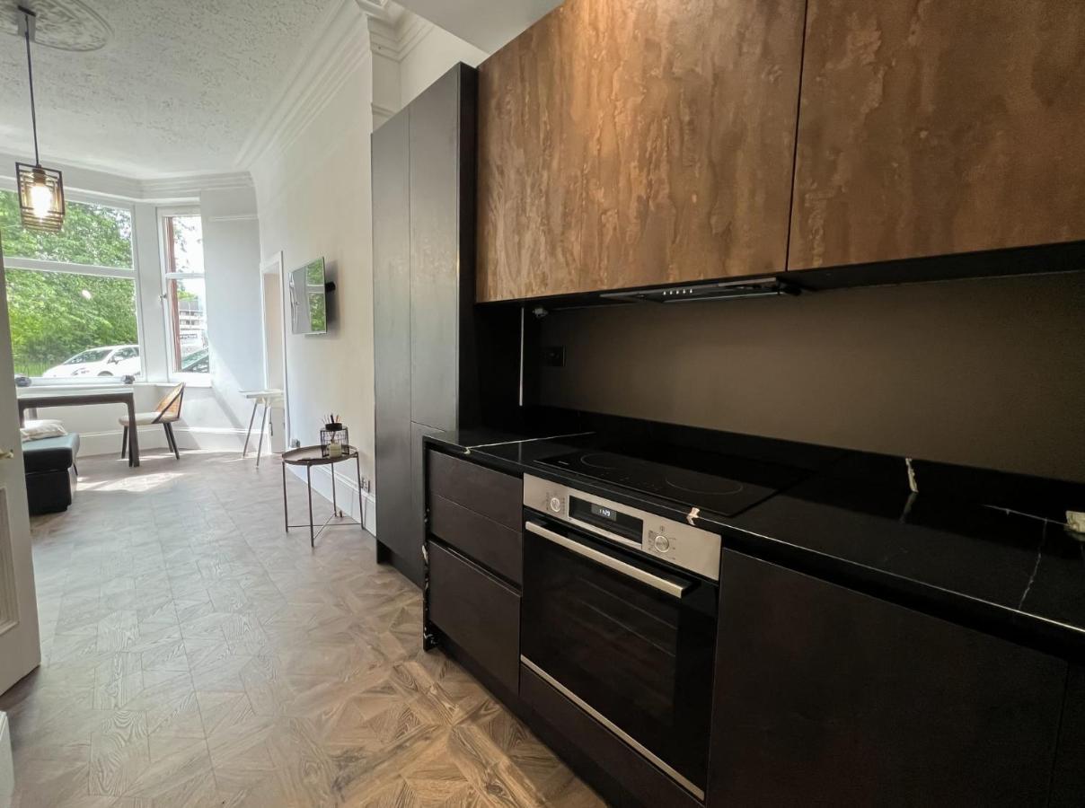 Modern 1Br West End Flat Apartment Glasgow Exterior photo