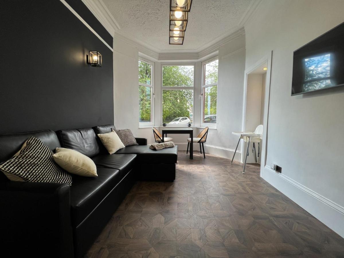 Modern 1Br West End Flat Apartment Glasgow Exterior photo